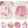 Pink Rose Short Set