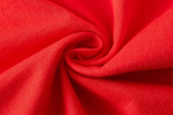 Red Round Collar Tee