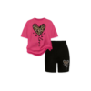 Leopard Heart Pant Set