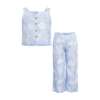 Light Blue Floral Set