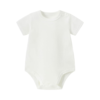 20 White Round Bodysuit