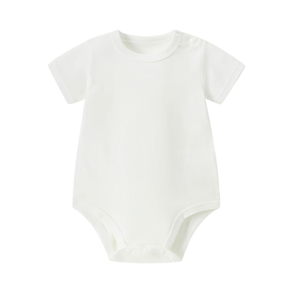 20 White Round Bodysuit