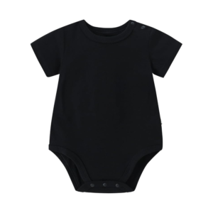 Black Round Bodysuit
