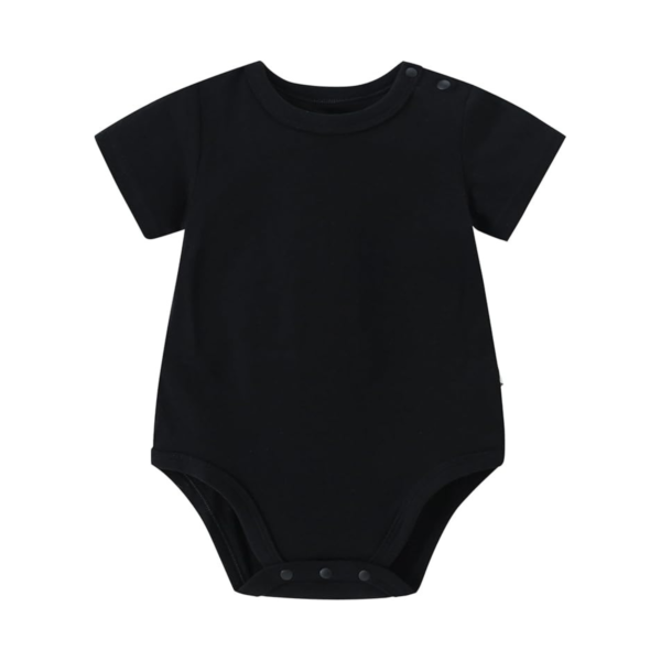 22 Black Round Bodysuit