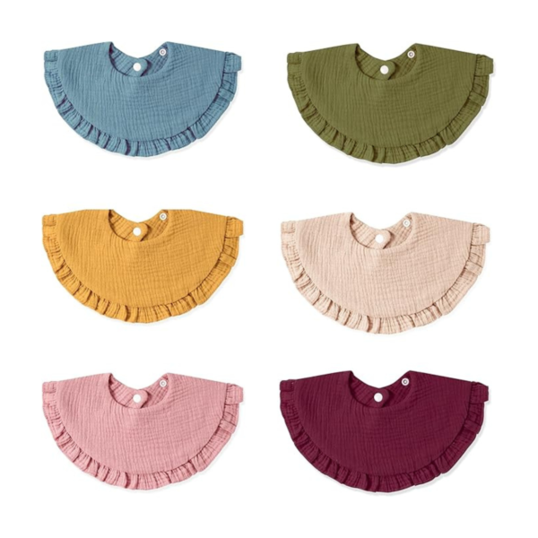 39 Pastel Ruffled Bib