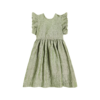 5 Green Ribbon Dress
