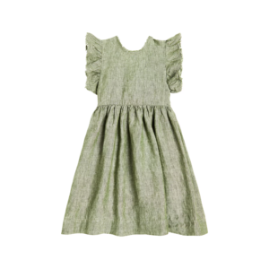 Green Ribbon Dress