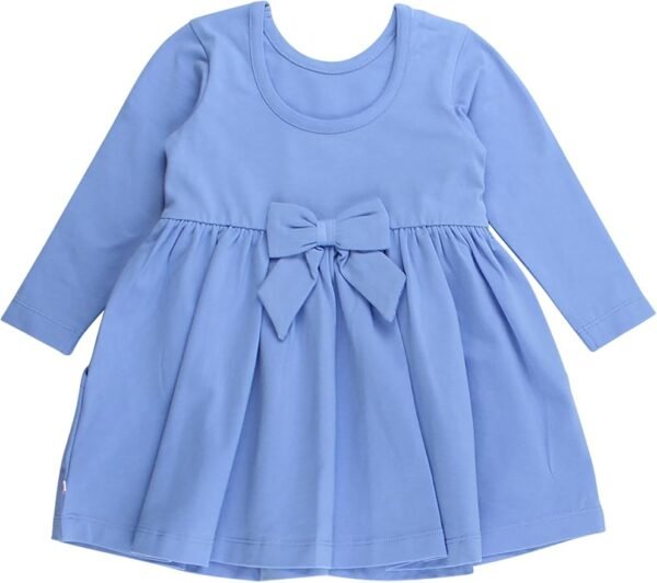 Periwinkle Blue Twirl Dress