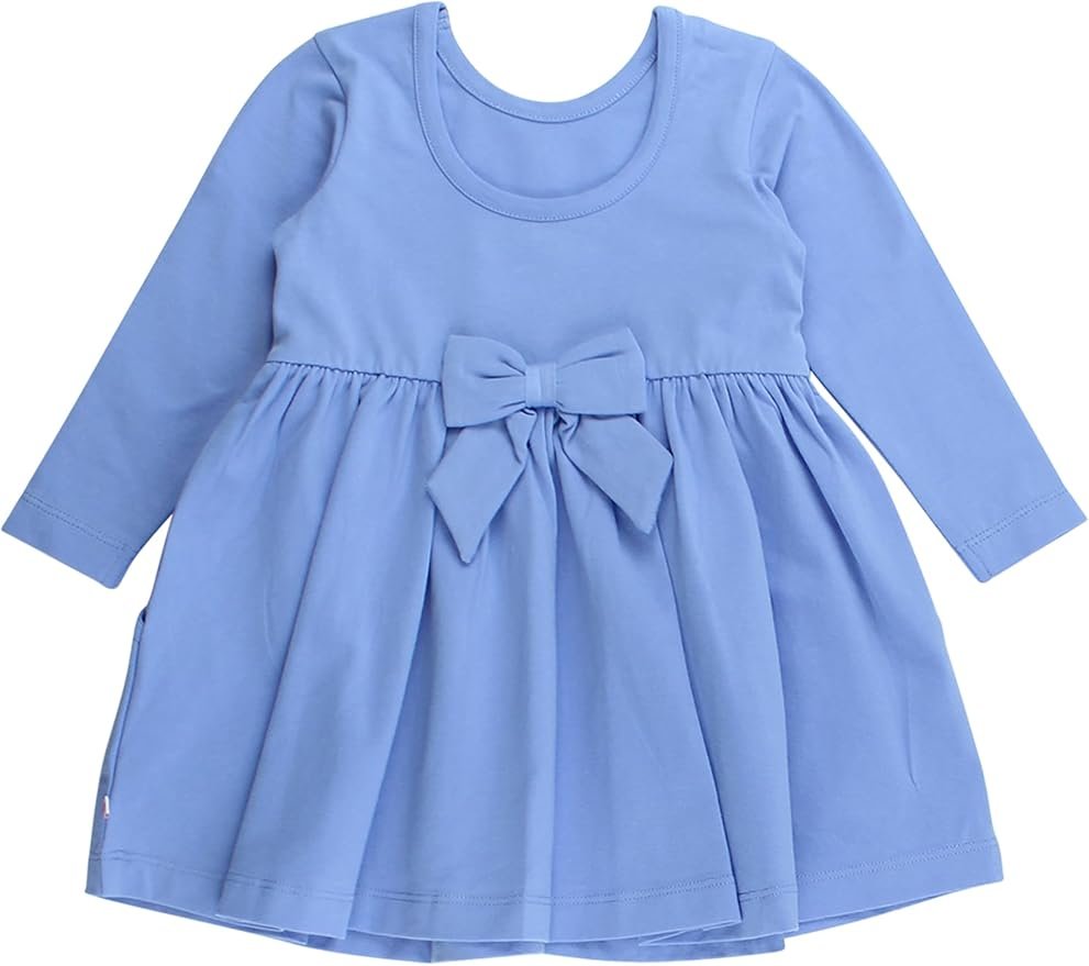 Periwinkle Blue Twirl Dress - Image 2