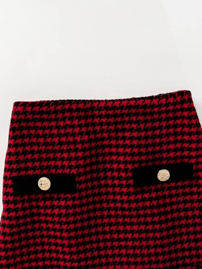 Red Sweater Stretch Top - Image 3