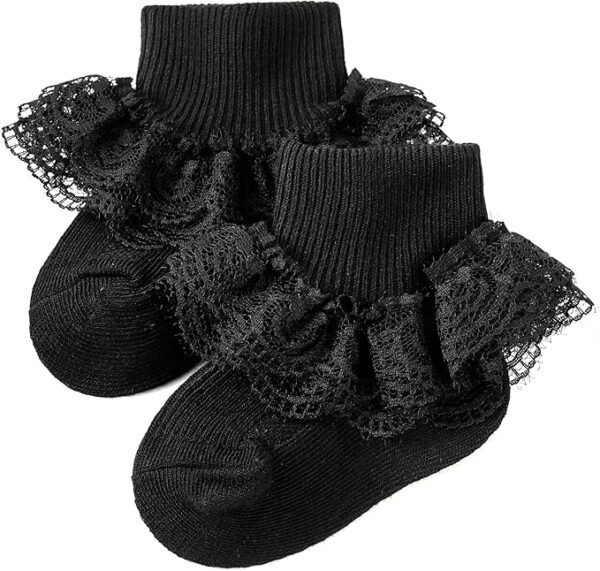 R&B Lace Ruffle Socks