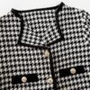 B&W Houndstooth Skirt