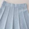 Blue Sweater Skirt Set