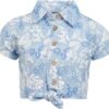 81RHDB1zaCL._AC_SX679_ Blue Floral Skirt Set