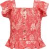 Red Blossom Short Set