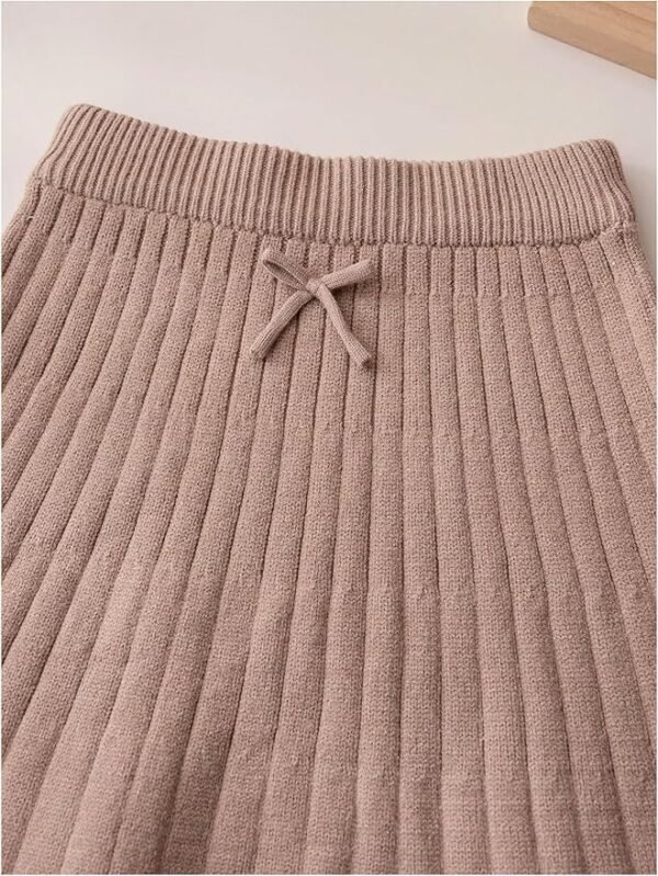 Khaki Skirt Short Set