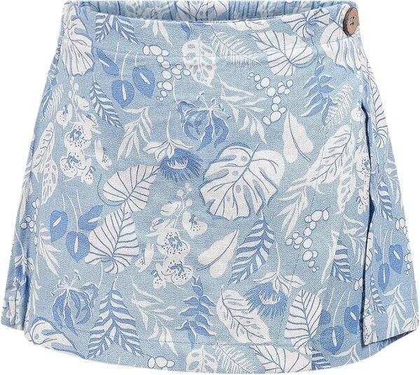 91g47Nn-HZL._AC_SX679_ Blue Floral Skirt Set